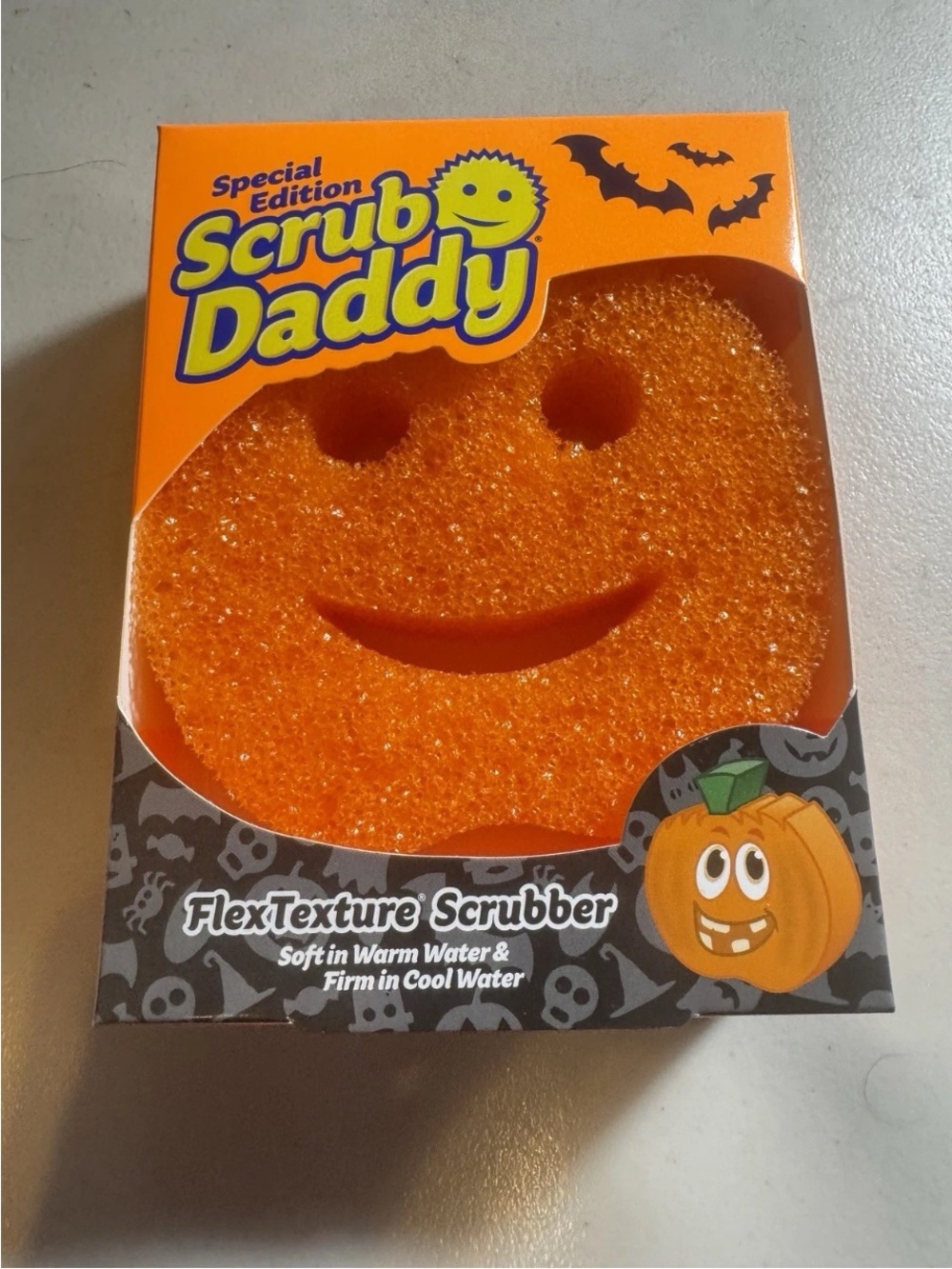 Scrub Daddy Special Edition FlexTexture Scrubber Halloween Fall Orange Pumpkin